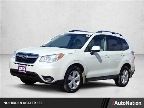 Satin White Pearl 2014 Subaru Forester 2.5i Premium