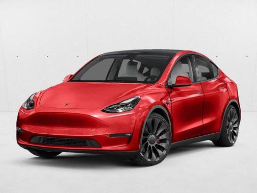 Red Multi-Coat 2023 Tesla Model Y Performance Dual Motor All-Wheel Drive