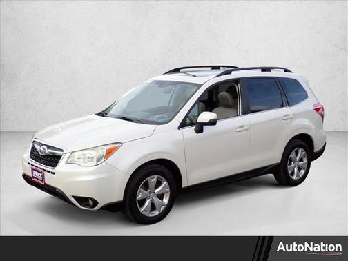 Satin White Pearl 2014 Subaru Forester 2.5i Touring