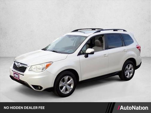 Satin White Pearl 2014 Subaru Forester 2.5i Touring