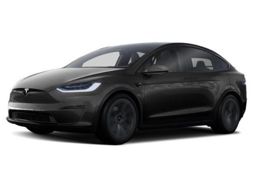 Solid Black 2022 Tesla Model X Plaid Tri Motor All-Wheel Drive