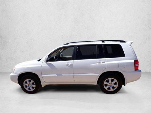 White 2003 Toyota Highlander Base