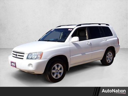 White 2003 Toyota Highlander Base