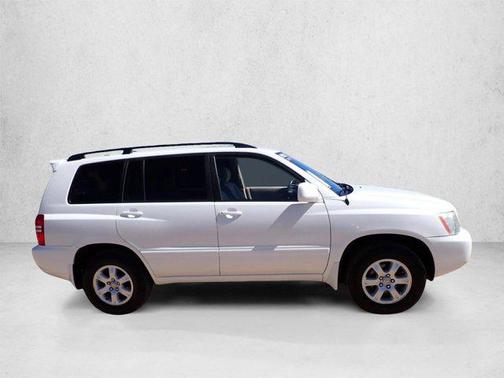 White 2003 Toyota Highlander Base