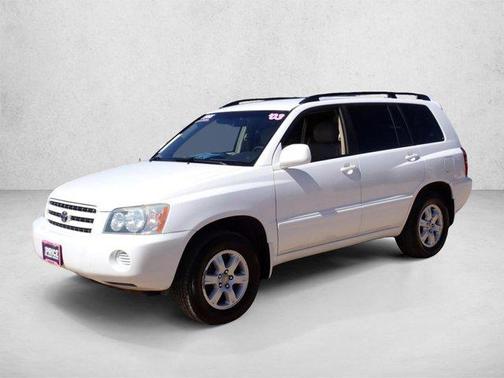 White 2003 Toyota Highlander Base