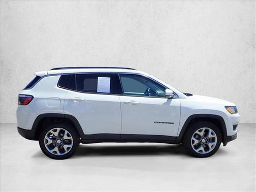 White Clearcoat 2021 Jeep Compass Limited