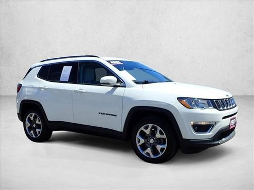 White Clearcoat 2021 Jeep Compass Limited
