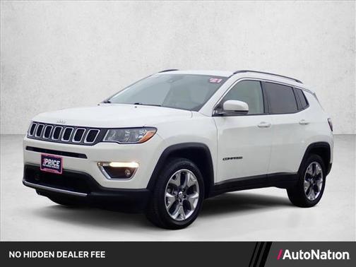 White Clearcoat 2021 Jeep Compass Limited