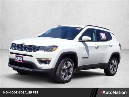 White Clearcoat 2021 Jeep Compass Limited