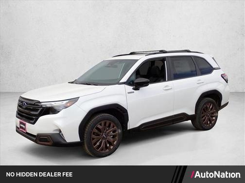Crystal White Pearl 2026 Subaru Forester Hybrid Sport