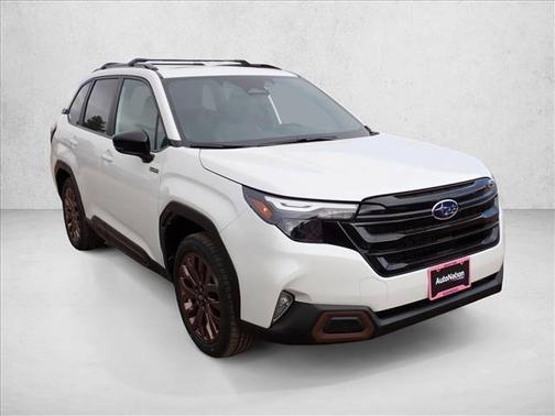 Crystal White Pearl 2026 Subaru Forester Hybrid Sport