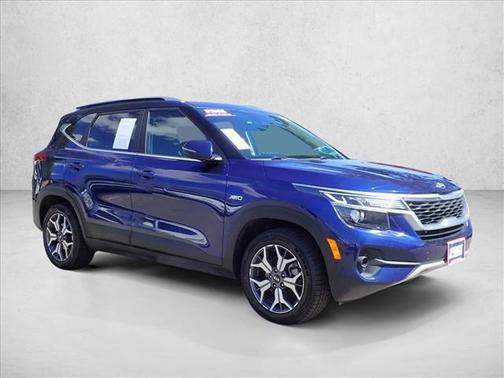 Dark Ocean Blue 2021 Kia Seltos EX