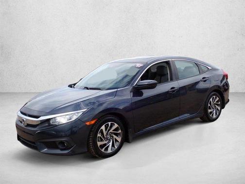 Crystal Black Pearl 2017 Honda Civic EX