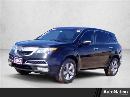 Crystal Black Pearl 2012 Acura MDX 3.7L Technology