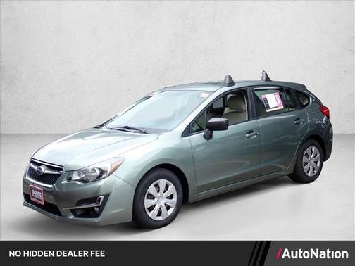 Jasmine Green Metallic 2016 Subaru Impreza 2.0i