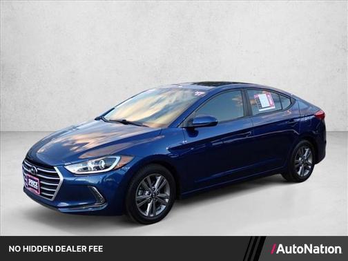 Lakeside Blue 2017 Hyundai ELANTRA Value Edition