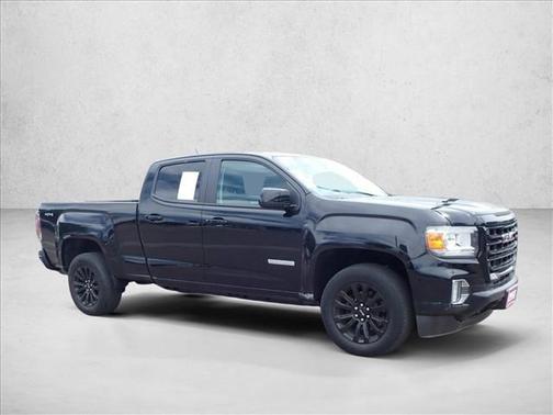 Black 2021 GMC Canyon Elevation