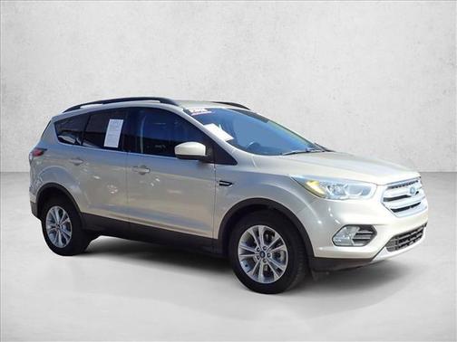 White Gold Metallic 2017 Ford Escape SE