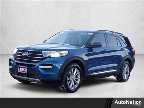 Atlas Blue Metallic 2020 Ford Explorer XLT