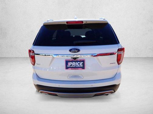 White Platinum Metallic Tri-Coat 2016 Ford Explorer XLT
