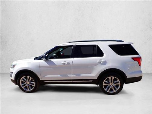 White Platinum Metallic Tri-Coat 2016 Ford Explorer XLT