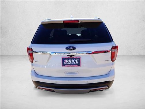 White Platinum Metallic Tri-Coat 2016 Ford Explorer XLT
