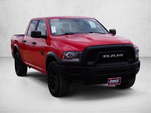 Flame Red Clearcoat 2024 RAM 1500 Classic Warlock Crew Cab 4x4 5'7' Box