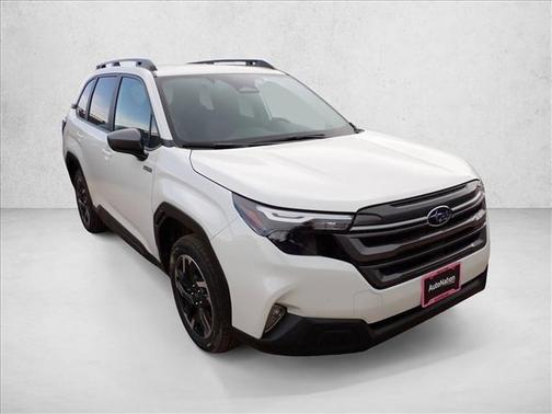 Crystal White Pearl 2026 Subaru Forester Hybrid Premium