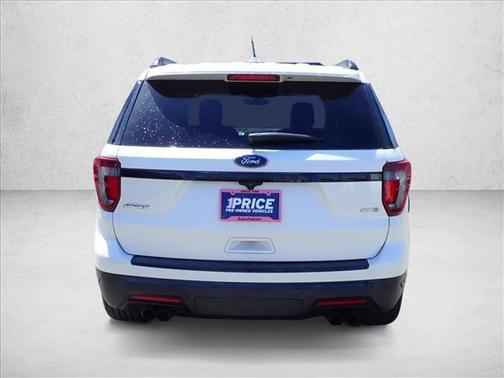 White Platinum Metallic Tri-Coat 2018 Ford Explorer Sport