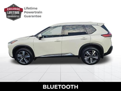 White 2023 Nissan Rogue Platinum