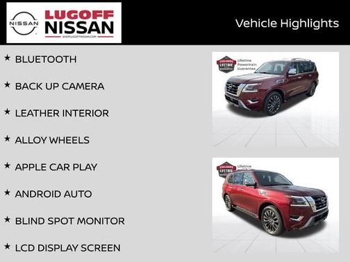 Coulis Red 2024 Nissan Armada Platinum