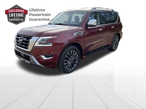 Coulis Red 2024 Nissan Armada Platinum