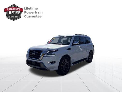 Aspen White 2023 Nissan Armada Platinum