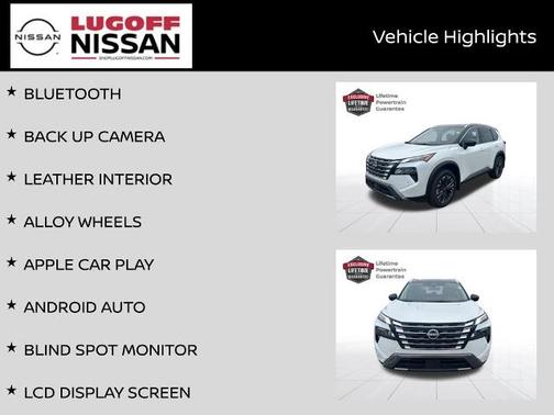 Pearl 2025 Nissan Rogue SL