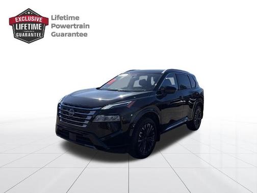 Super Black 2025 Nissan Rogue Platinum
