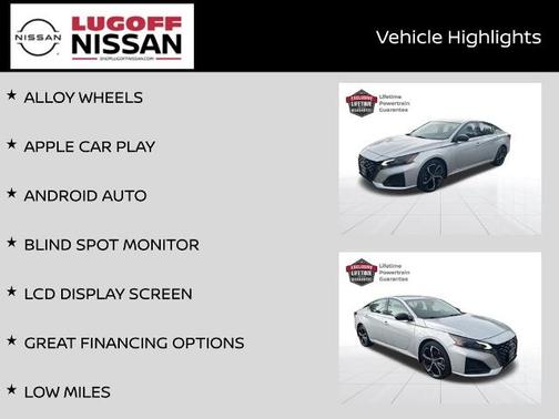Brilliant Silver Metallic 2023 Nissan Altima 2.5 SR