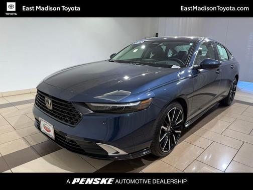 Blue Metallic 2024 Honda Accord Hybrid Touring