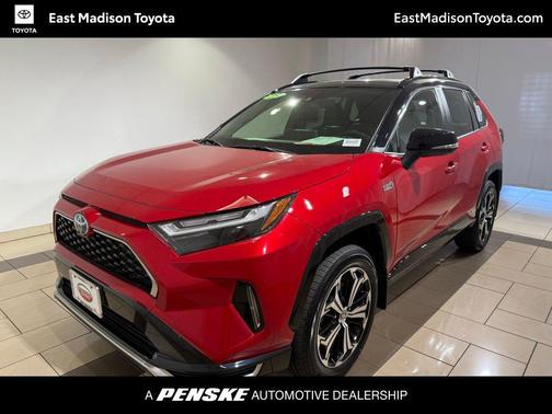Supersonic Red/Midnight Black Metallic 2023 Toyota RAV4 Prime XSE