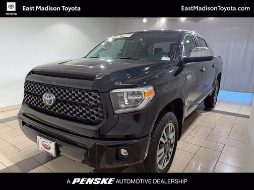 Midnight Black Metallic 2021 Toyota Tundra Platinum