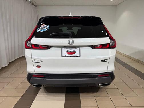 Platinum White Pearl 2024 Honda CR-V Hybrid Sport Touring AWD