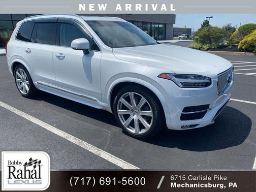 Crystal White Pearl Metallic 2017 Volvo XC90 T6 Inscription