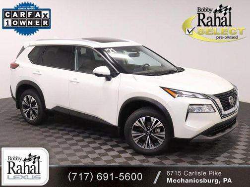 Pearl White Tricoat 2021 Nissan Rogue SV