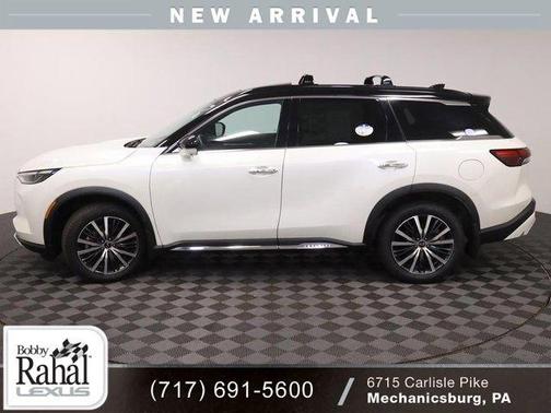 Majestic White/Black Obsidian 2022 INFINITI QX60 AUTOGRAPH
