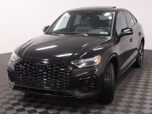 Mythos Black Metallic 2024 Audi Q5 45 S line Premium Plus