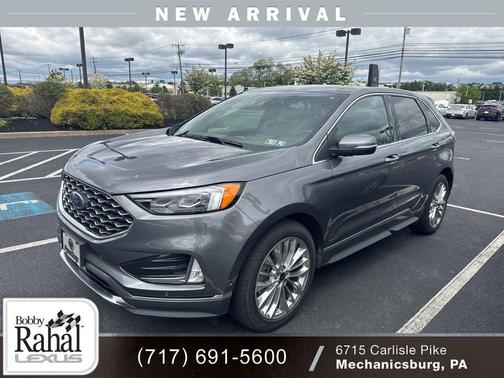 Carbonized Gray Metallic 2021 Ford Edge Titanium