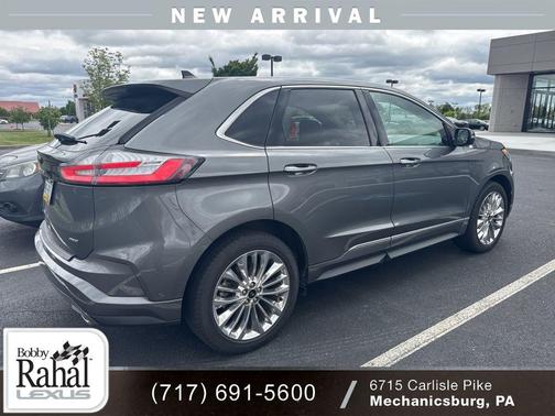 Carbonized Gray Metallic 2021 Ford Edge Titanium