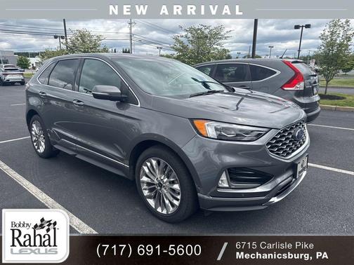 Carbonized Gray Metallic 2021 Ford Edge Titanium