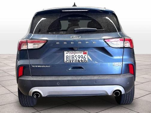 Blue 2020 Ford Escape Titanium Hybrid