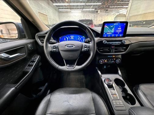 Blue 2020 Ford Escape Titanium Hybrid
