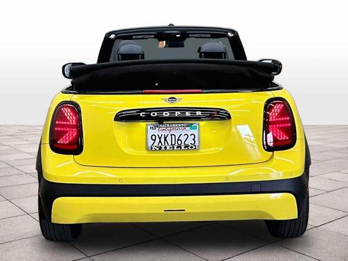 Yellow 2026 MINI Convertible Cooper S
